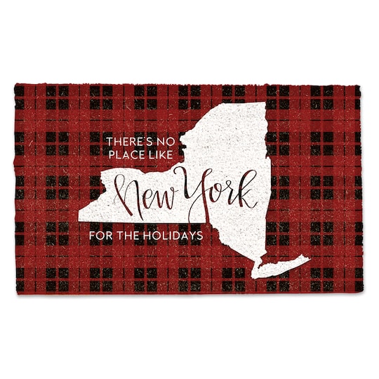 New York for the Holidays Doormat
